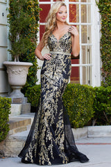 Adora 3127 V-Neck Sleeveless Mermaid Mother of the Bride Dress