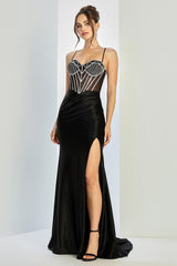 Adora 3267 High Slit Corset Prom 2026 Dress