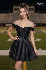 Abby Paris 94284 Off Shoulder Homecoming Dress