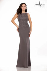 Abby Paris 96061W Sleeveless Mother of the Bride Dress