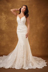 Abby Lane 97128 Embroidered Mermaid Bridal Dress