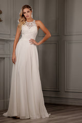 Abby Lane 97152 Lace Appliqué Bridal Dress