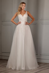 Abby Lane 97153 Embroidered Bridal Dress