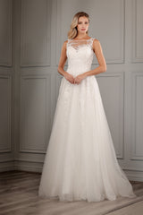 ABBY LANE 97157 Embroidered Bridal Dress