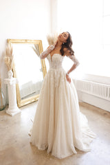 Abby Lane 97188 Embroidered Bridal Dress