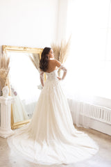 Abby Lane 97188 Embroidered Bridal Dress