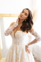 Abby Lane 97188 Embroidered Bridal Dress