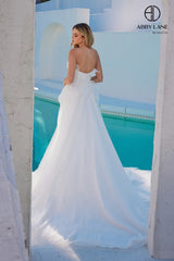 Abby Lane 97289 Floral Applique Bridal Dress