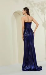 Abby Paris 90368 Strapless High Slit Prom 2026 Dress