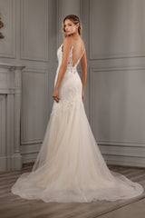 Abby Lane 97154 Intricate Floral Lace Bridal Dress