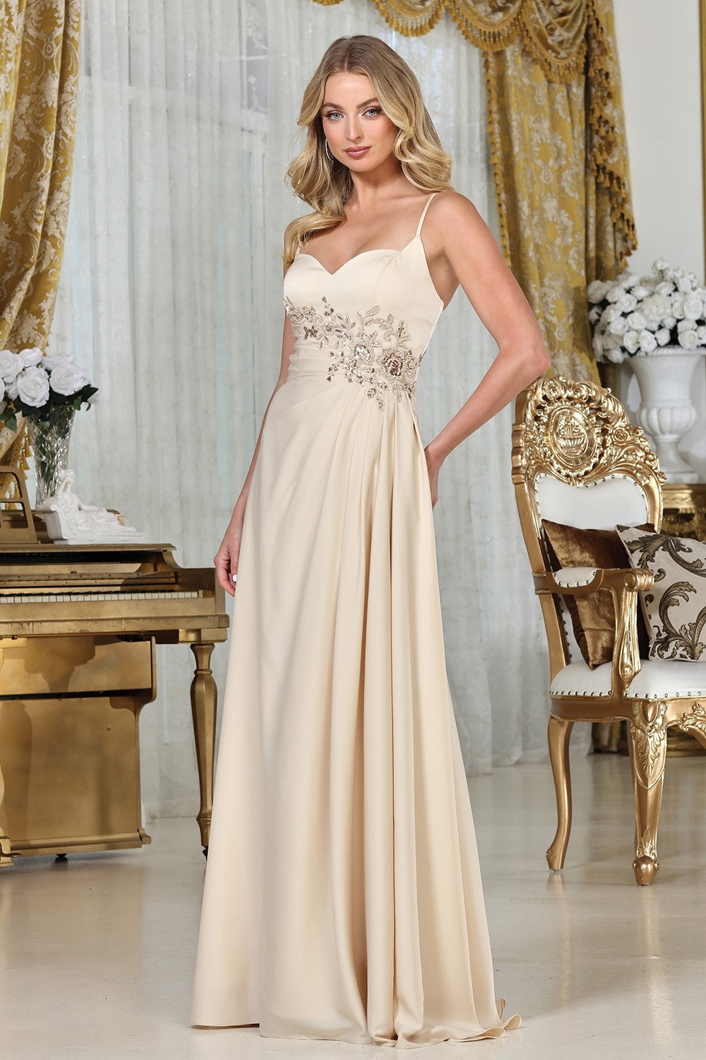Adora 3321 Floral Applique Prom 2026 Dress