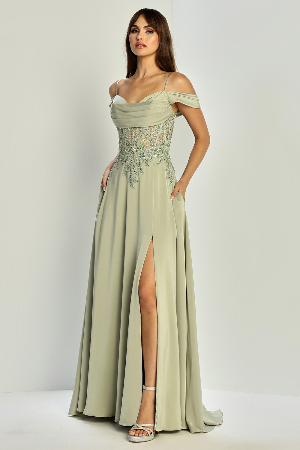 Adora 3251 High Slit Prom 2026 Dress