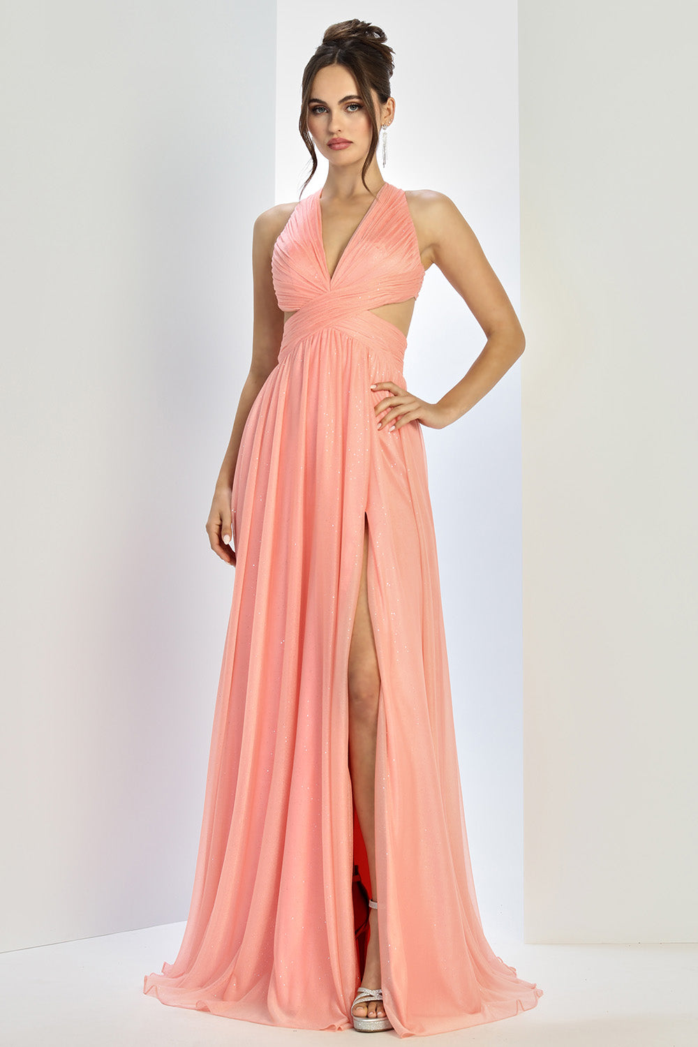 Adora 3260 Glitter High Slit Prom 2026 Dress