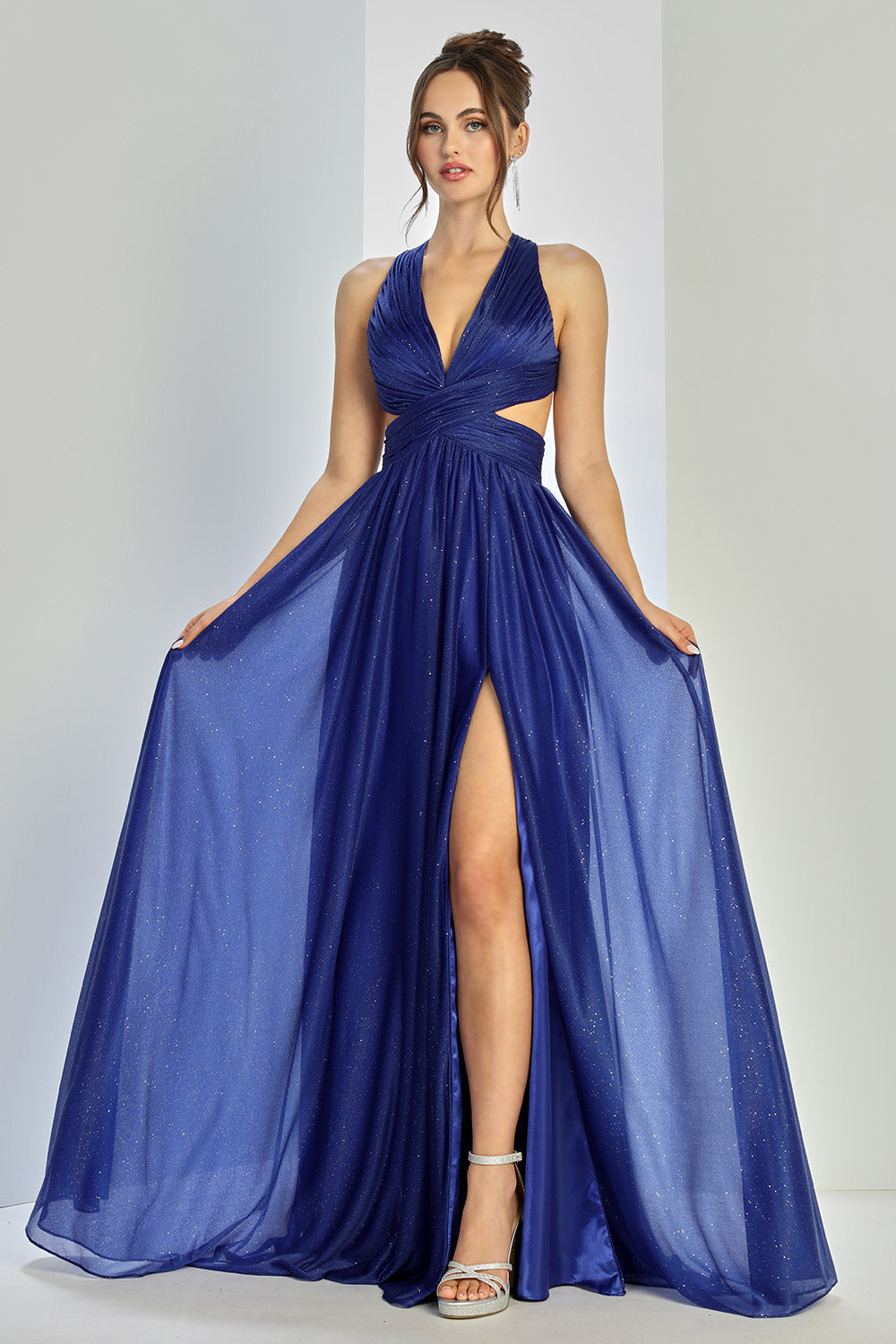 Adora 3260 Glitter High Slit Prom 2026 Dress