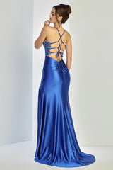 Adora 3267 High Slit Corset Prom 2026 Dress