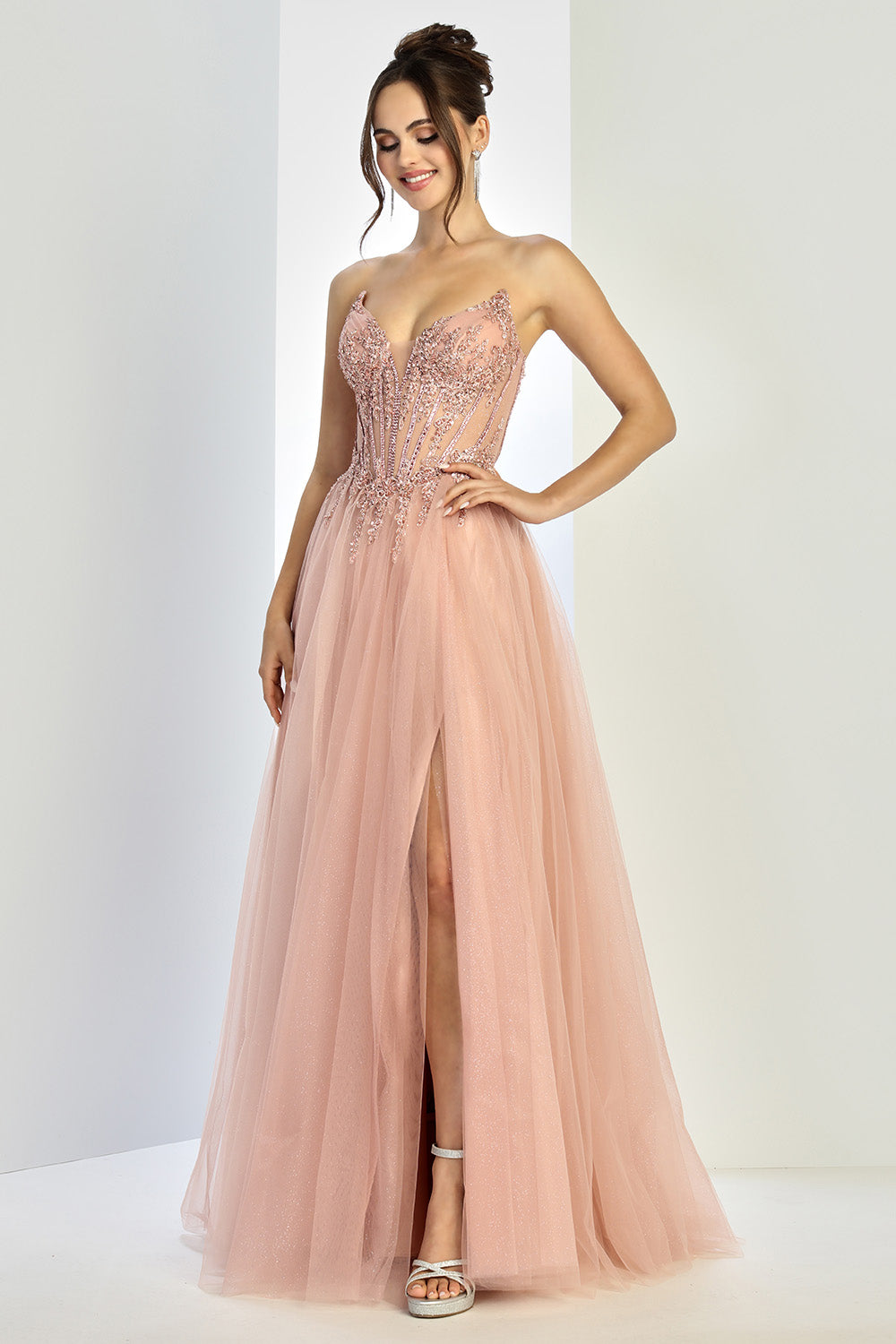 Adora 3269 Glitter Corset Prom 2026 Dress
