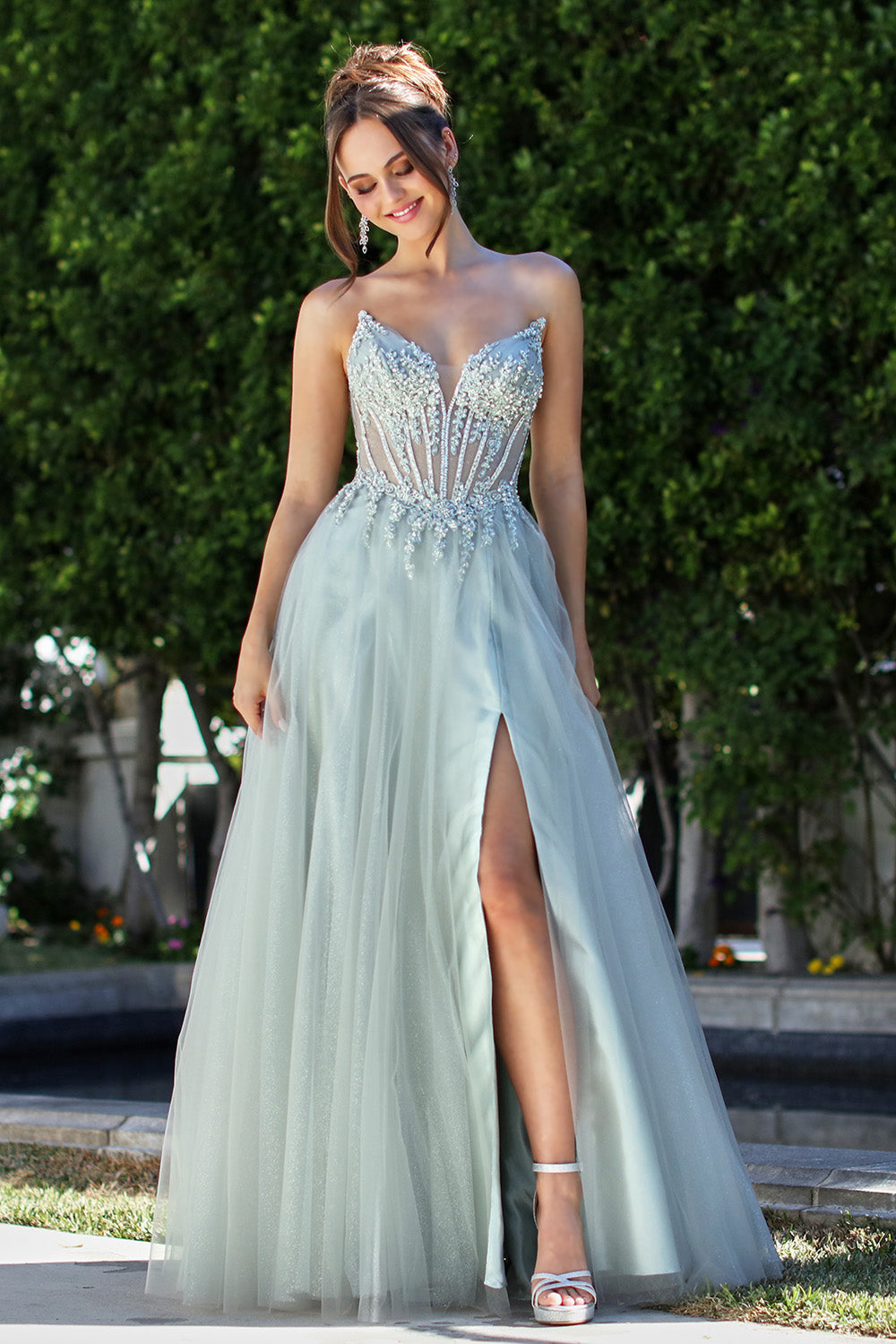 Adora 3269 Glitter Corset Prom 2026 Dress