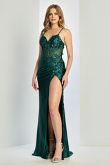 Adora 3274 Floral Lace Corset Prom 2026 Dress