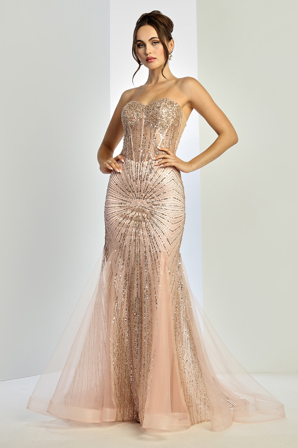 Adora 3278 Beaded Evening Dress