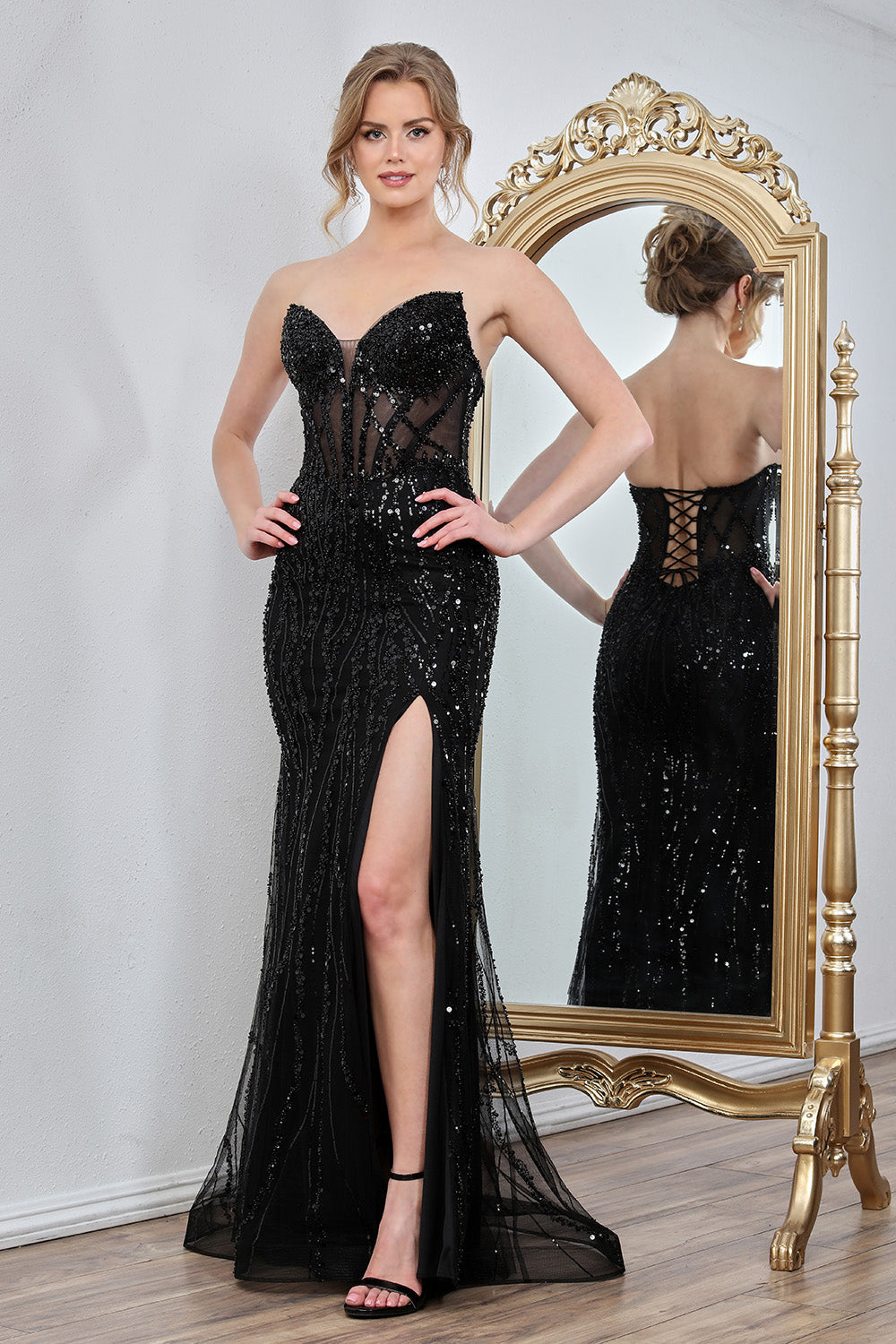Adora 3283 Beaded Evening Dress