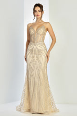 Adora 3299 Beaded Evening Dress
