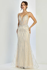 Adora 3299 Beaded Evening Dress
