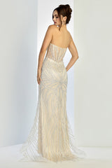 Adora 3299 Beaded Evening Dress