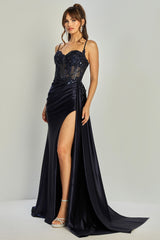 Adora 3302 Beaded Corset Prom 2026 Dress
