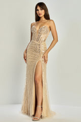 Adora 3306 Beaded Evening Dress