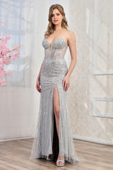 Adora 3306 Beaded Evening Dress
