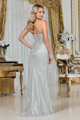 Adora 3333 Beaded Evening Dress