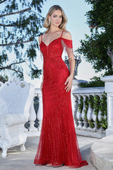 Adora 3342 Beaded Evening Dress