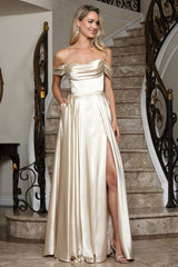 Adora 3343 Off Shoulder Evening Dress