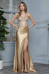 Adora 3346 High Slit Prom 2026 Dress