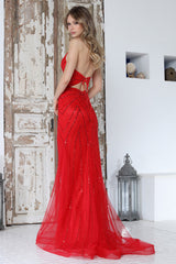 Adora 3350 Beaded V-Neck Prom 2026 Dress