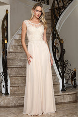 Adora 3353-03 Illusion Lace Evening Dress