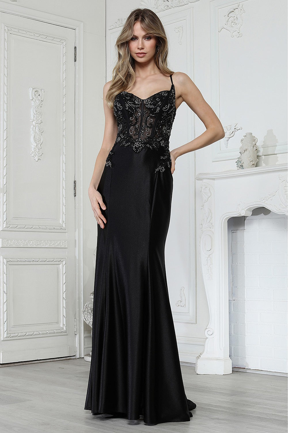 Adora 3358 Beaded Corset Prom 2026 Dress