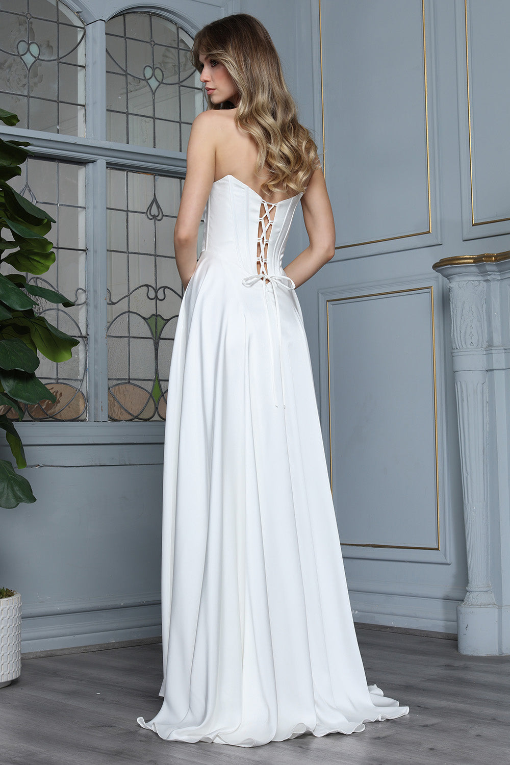 Adora 3367-01 Strapless Sweetheart Bridal Dress