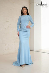 Abby Paris 96090 Long Sleeve Evening Dress