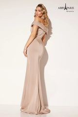 Abby Paris 90196 Off Shoulder High Slit Prom 2026 Dress