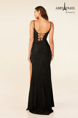 Abby Paris 90305 Sequin High Slit Prom 2026 Dress