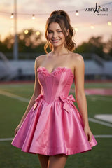 Abby Paris 94240 Strapless Corset Homecoming Dress