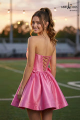 Abby Paris 94240 Strapless Corset Homecoming Dress