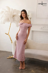 Abby Paris 96070 Off-The-Shoulder Mother of the Bride Dress