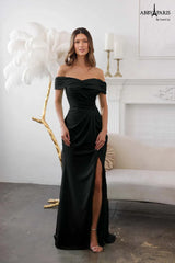 Abby Paris 96084 Off Shoulder High Slit Prom 2026 Dress