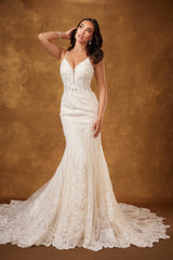 Abby Lane 97128 Embroidered Mermaid Bridal Dress