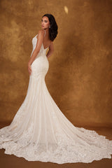 Abby Lane 97128 Embroidered Mermaid Bridal Dress