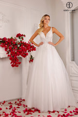 Abby Lane 97138 Floral Lace Bridal Dress