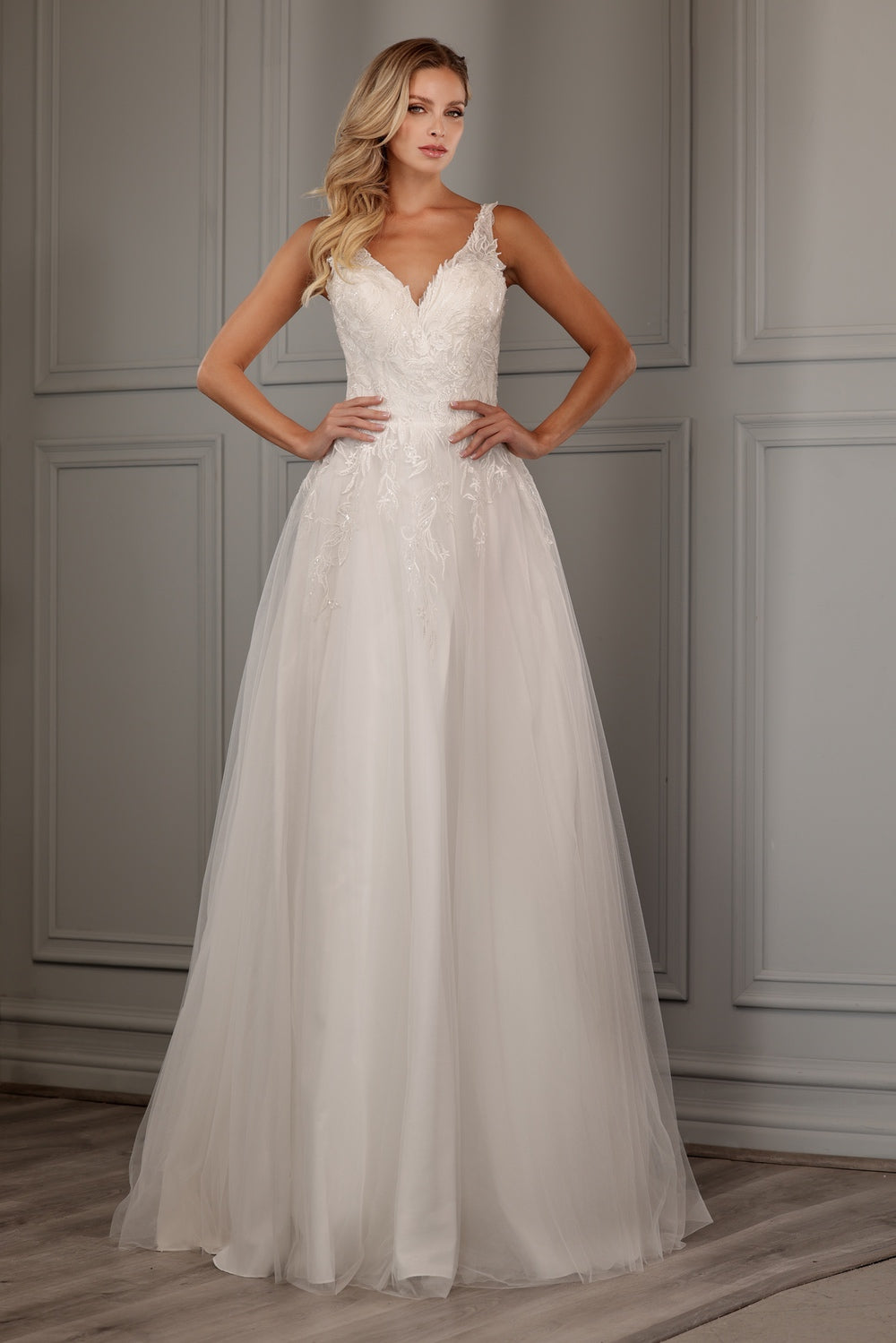 Abby Lane 97153 Embroidered Bridal Dress
