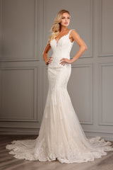 Abby Lane 97159 Lace Embroidery Bridal Dress